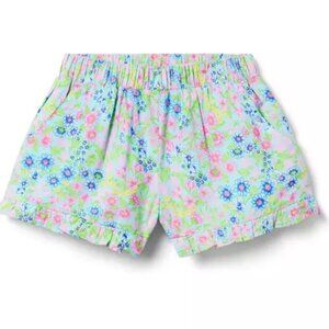 Janie and Jack Floral Ruffle Hem Short Size 3